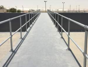 Abu Dhabi Sewerage Services Company searched for non-conductive guardrail